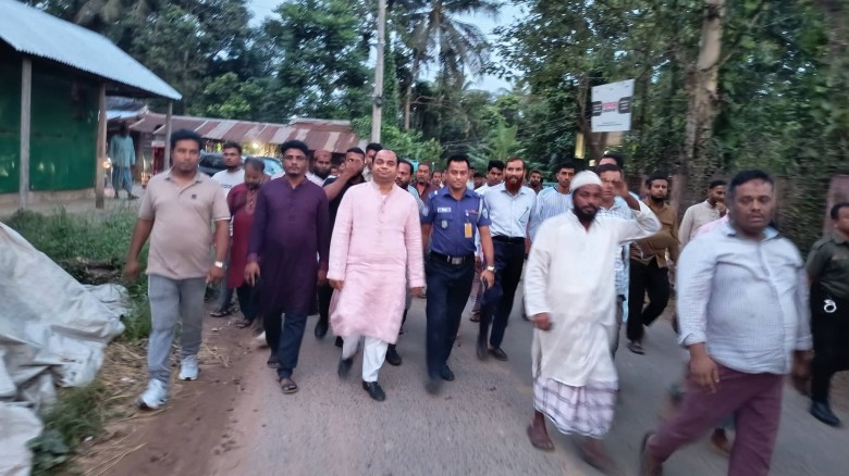 চন্দনাইশে রাউলিবাগ বাইতুল আমান জামে মসজিদ পরিদর্শনে এমপি জসিম...