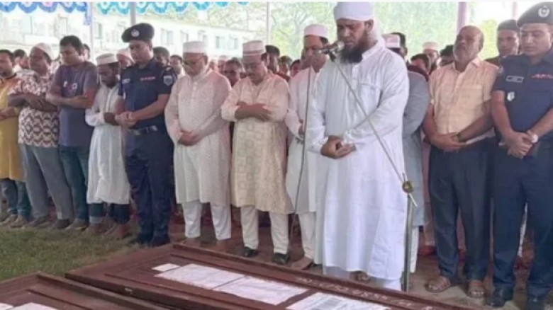 সৌদিতে আগুনে নিহত ৭ প্রবাসীর একসঙ্গে জানাজা