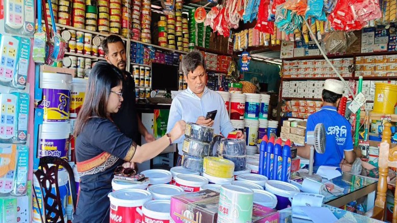 আনোয়ারায় মোবাইল কোর্টের অভিযান নকল ইলেকট্রিক ক্যাবল বিক্রয়ে 
