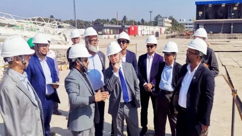 গ্রিন শিপইয়ার্ডে যুক্তরাষ্ট্রের রাষ্ট্রদূতের প্রতিনিধি দল