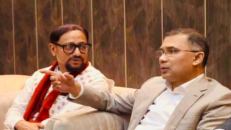 তারেক রহমানের সাথে চসিক মেয়র ডা. শাহাদাত হোসেনের সৌজন্য সাক্