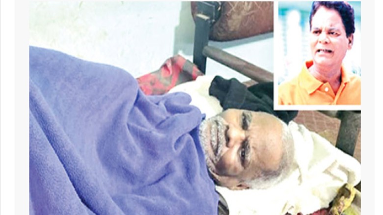 হাসাতেন যিনি আজ তার চোখেই জল