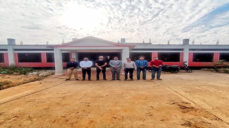 বান্দরবান বিশ্ববিদ্যালয়ের নিজস্ব ক্যাম্পাসে ছাত্র হল পরিদর্