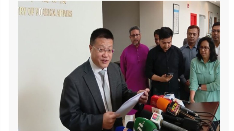 বাংলাদেশে তৃতীয় পক্ষের হস্তক্ষেপ চায় না চীন: রাষ্ট্রদূত