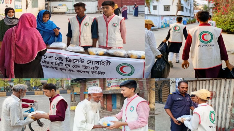 যুব রেড ক্রিসেন্ট, হাজেরা তজু স্কুল এন্ড কলেজ ইউনিটের উদ্যোগ