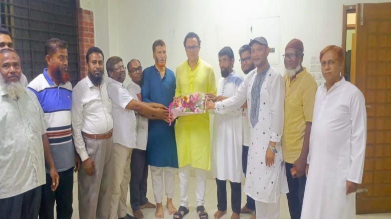বিএফআরআই কর্মচারী সমিতির নেতাদের সঙ্গে এমপি সাইয়েদ আল নোমানে