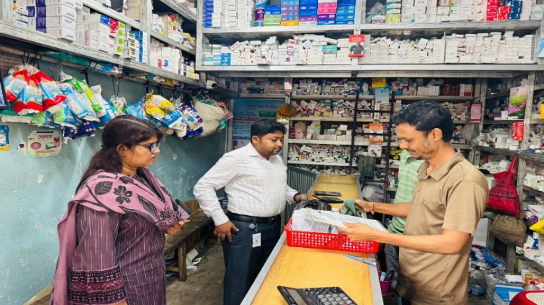 বোয়ালখালীতে  ৫ দোকানকে ৭০ হাজার টাকা জরিমানা