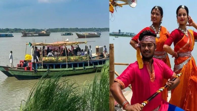 দখল-দূষণমুক্ত কর্ণফুলী নদীর দাবিতে ‘বিনি সুতার মালা’ কর্মসূচ
