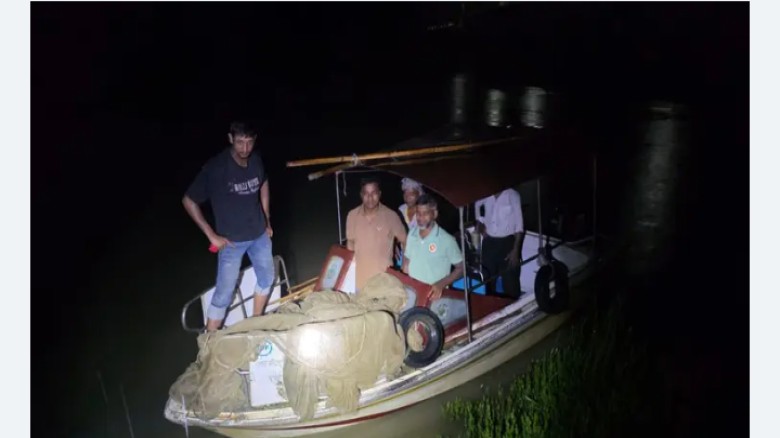 হালদা নদীতে অভিযান, ২৩০০ মিটার অবৈধ জাল জব্দ