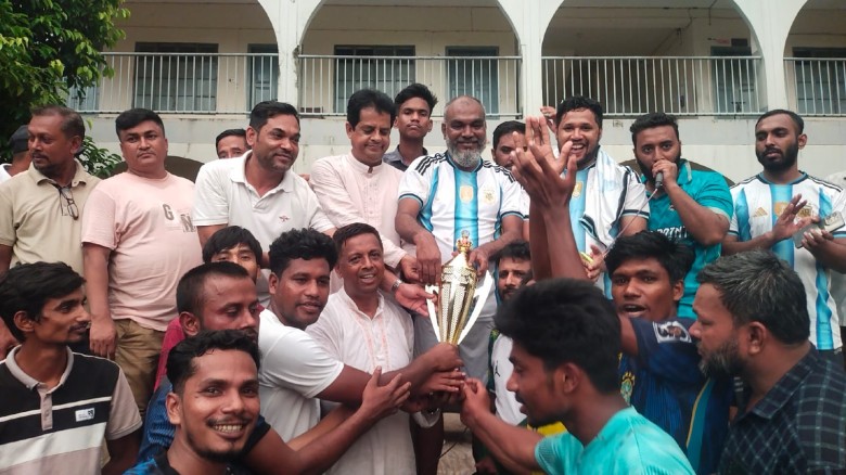 মিরসরাইয়ে আর্জেন্টিনা সমর্থকদের হারিয়ে ব্রাজিল সমর্থকদের জয়