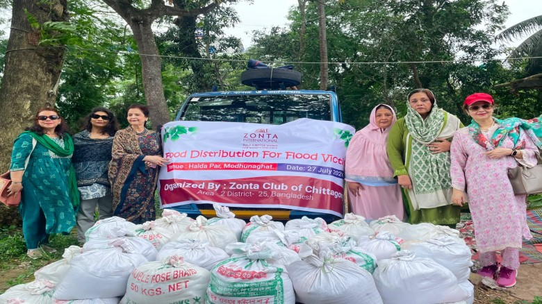 মানবতার সেবায় বন্যার্তদের পাশে ইন্টারন্যাশনাল জোন্টা ক্লাব অব চিটাগাং...