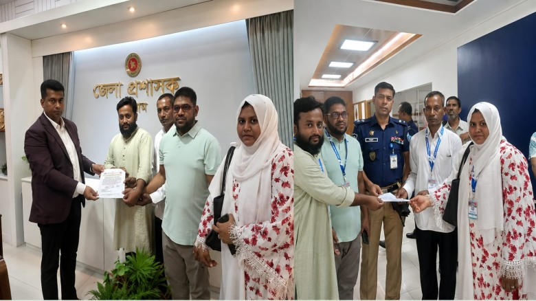 মুক্তিযোদ্ধা সন্তান ঐক্য পরিষদের সাথে,ডিসি ও এসপি,র সাক্ষাৎ।