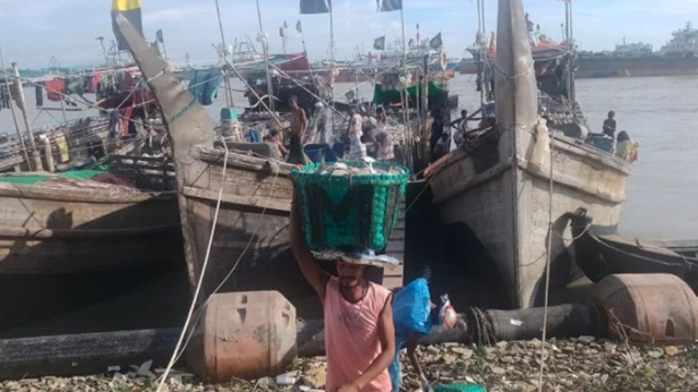 সাগরে মিলছে না ইলিশ হতাশ জেলেরা
