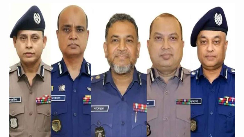 পদোন্নতি পেয়ে অতিরিক্ত আইজিপি হলেন ৫ ডিআইজি
