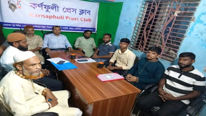 দৌলতপুর সমাজ কল্যাণ পরিষদের সাথে কর্ণফুলী প্রেস ক্লাব মতবিনি